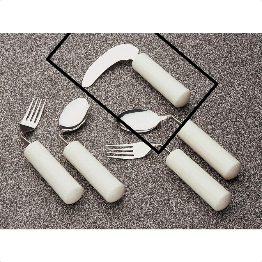 

Homecraft Queens Нож с угловым захватом для столовых приборов с качательным движением ножа Легкий Эргономичный Адаптивный нож Ручки EasytoGrip для Л United States