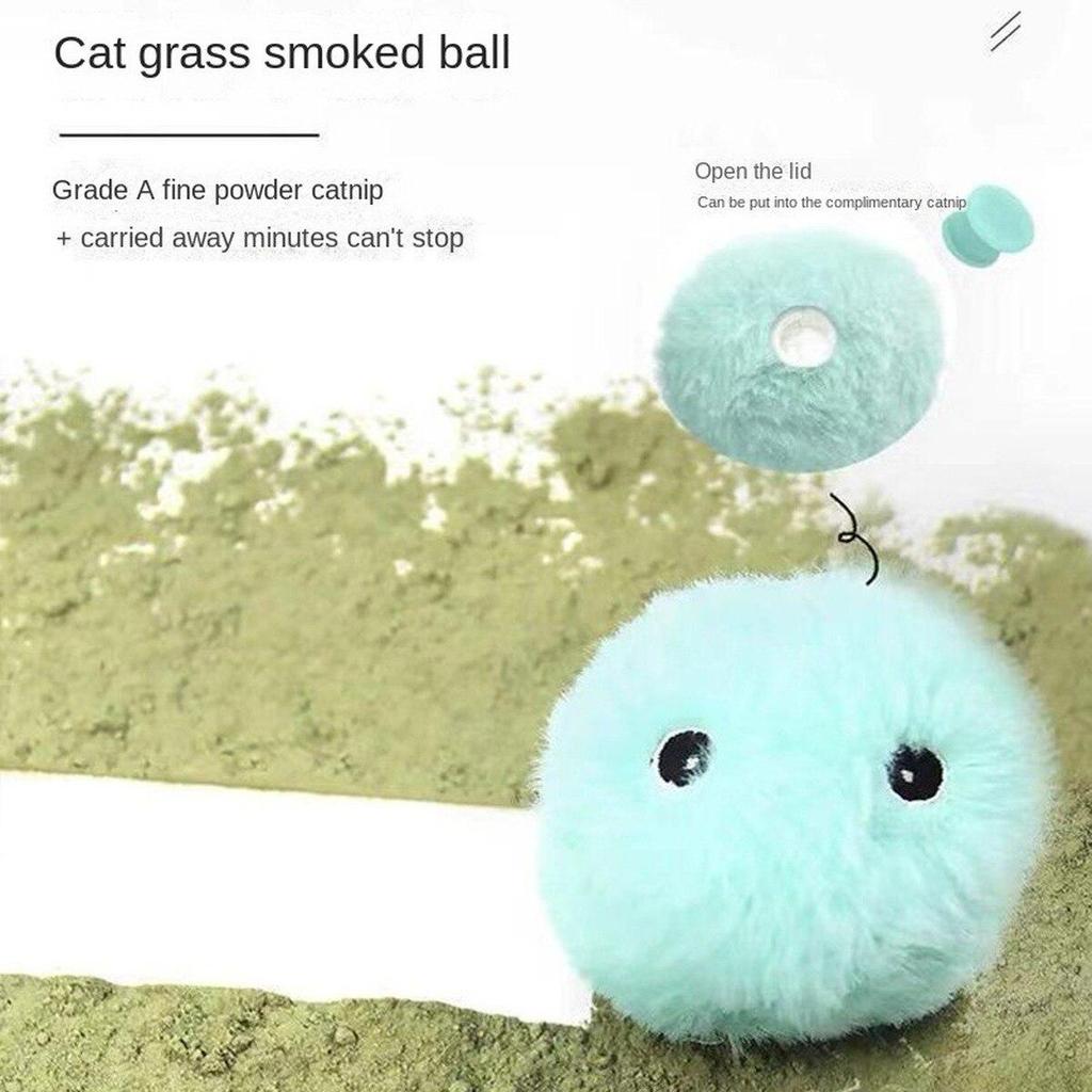 1PC Peluş Evcil Hayvanlar Topu Çağıracak Ses Kendiliğinden İyileşen Kedi Oyuncak Topu Komik Çığlık Parodi Pet Oyuncak