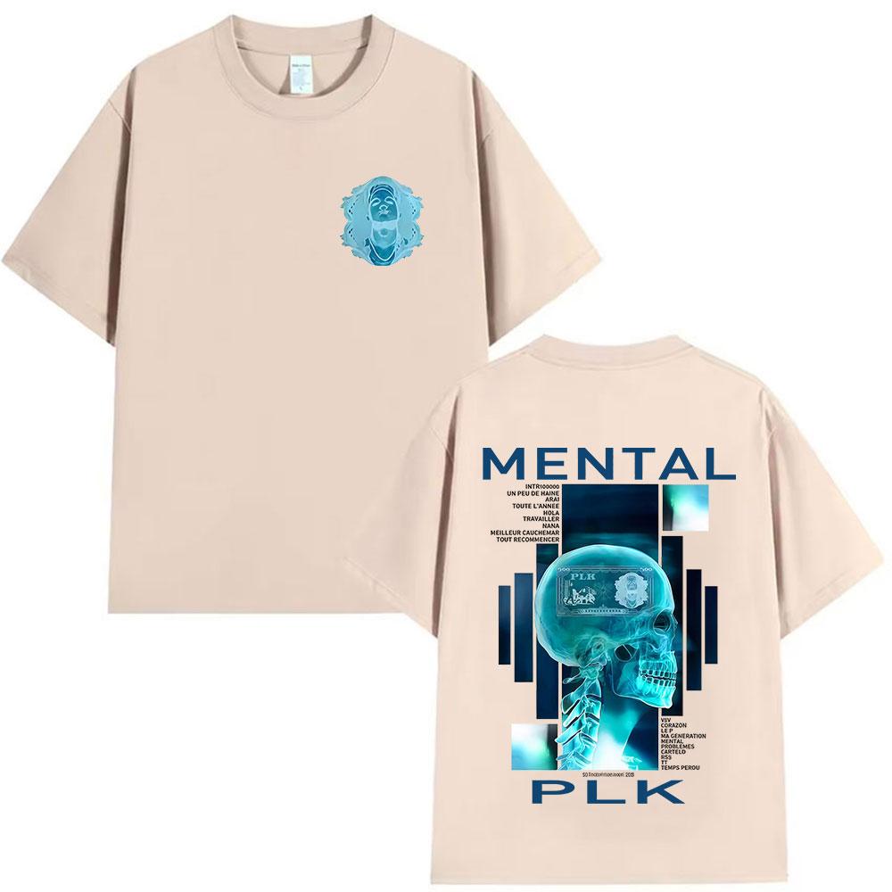 Rapper UnisexTAL PLK Album 2025 Merch T Shirt Unisex's Gothic Fashion Short Sleeve T-shirt Unisex Retro Style Oversized Cotton Tshirts