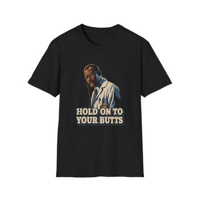 Jurassic Park Haltet eure Hintern fest Unisex T-Shirt, Dinosaurier Film T-Shirt, Klassisch