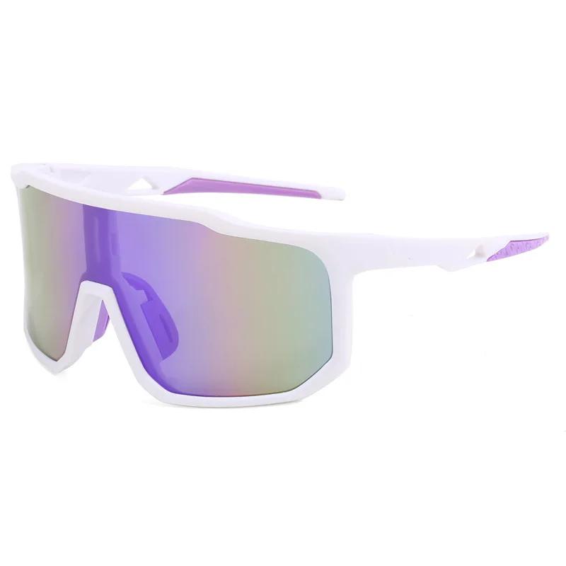 Fahrrad-Sonnenbrille mit UV-Schutz, winddichte Gläser, für Herren und Damen, Rennrad, Sportbrille