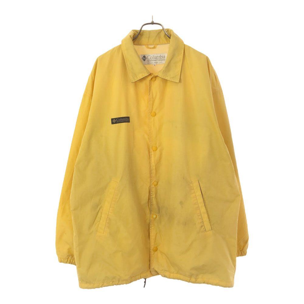 

Columbia 90s Coach jacket M Yellow Outdoor mesh lining, old vintage Men s Used