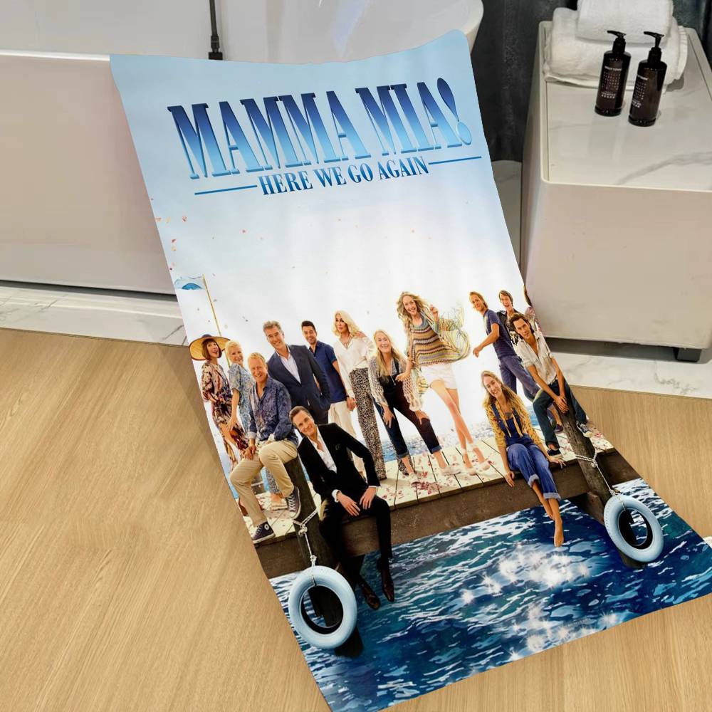 M-Mamma Mia TV Microfiber Beach Towel Absorbent Quick Dry Soft Yoga Swimming Resort Mountain Climbing Towel