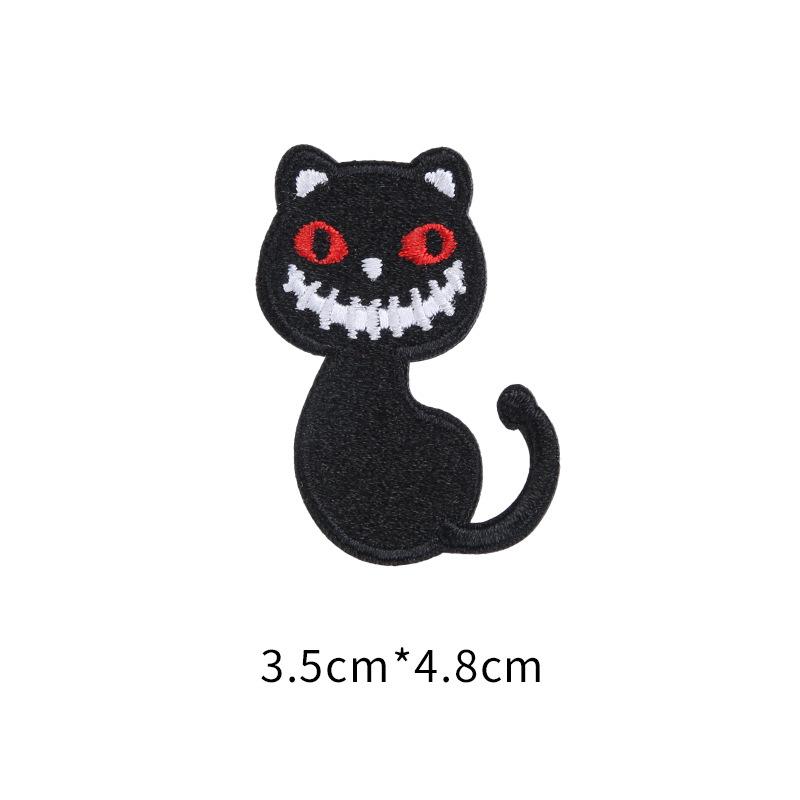 Self-Adhesive Black Patch Sticker Clothes Pants Down Jacket Broken And Seamless Repair Repair Embroidery Cloth Sticker Ghost Decal