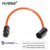 AVSSZ FX3 Gold-Plated XLR L-Shaped Microphone Cable, Short Male To Female Audio Connector