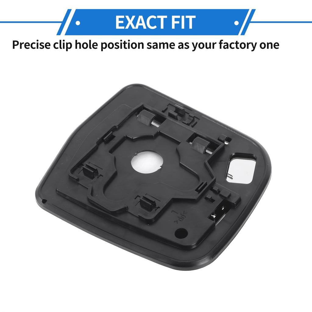 Motoforti Door Wing Left Driver Side Unheated Mirror Glass Replacement for Toyota PREVIA Estima 2000-2006