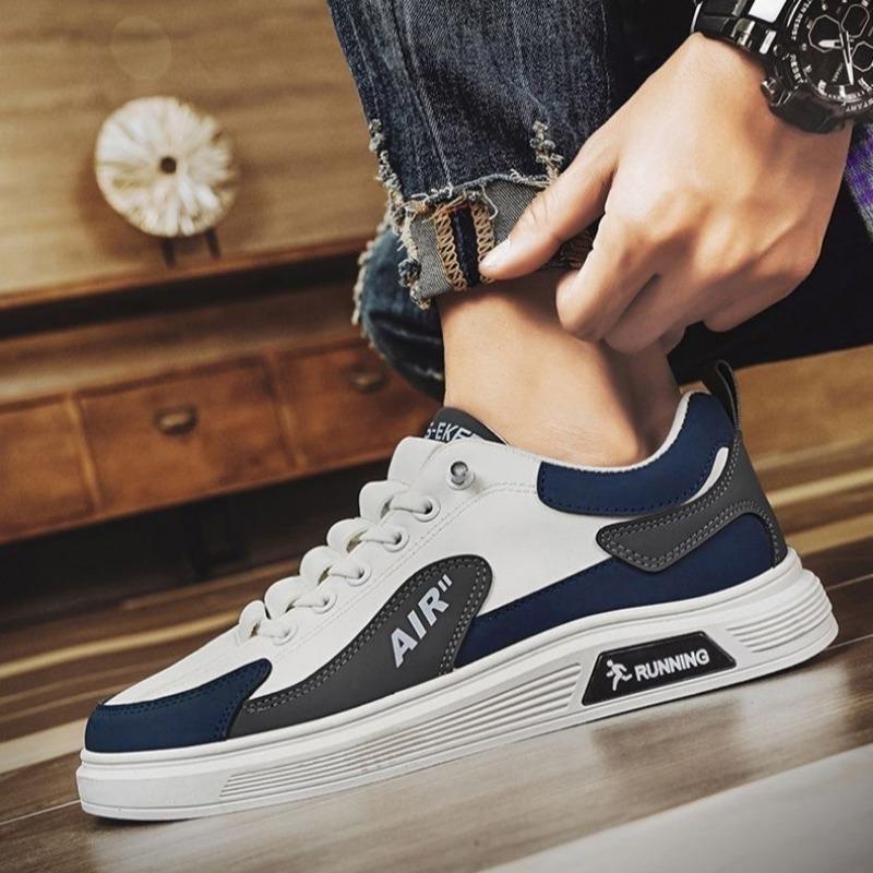 Mode Sommer Neue Atmungsaktive Schuhe Mann Leicht Bequem Herren Leder Freizeitschuhe Slipper Sneakers für Männer Wanderschuhe Tenis