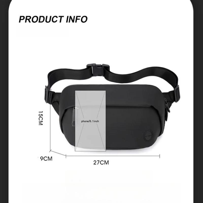 Portable Men's Designer Bag Waterproof Chest Bag Multi-functional Travel Shoulder Bag Outdoor Sports Waist Pack Sling