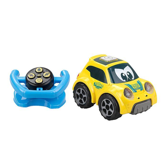 Voiture télécommandée - TOOKO - FOLLOW ME - Yellow - Avec volant - Dès 2 ans