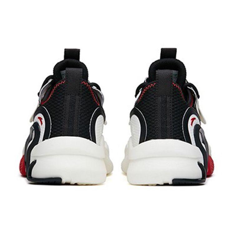 Anta AT91 Lifestyle Series Trendy Casual Non-Slip Wear-Resistant Low-Top Skate Shoes Men Sneakers White Black Red 112218072-3
