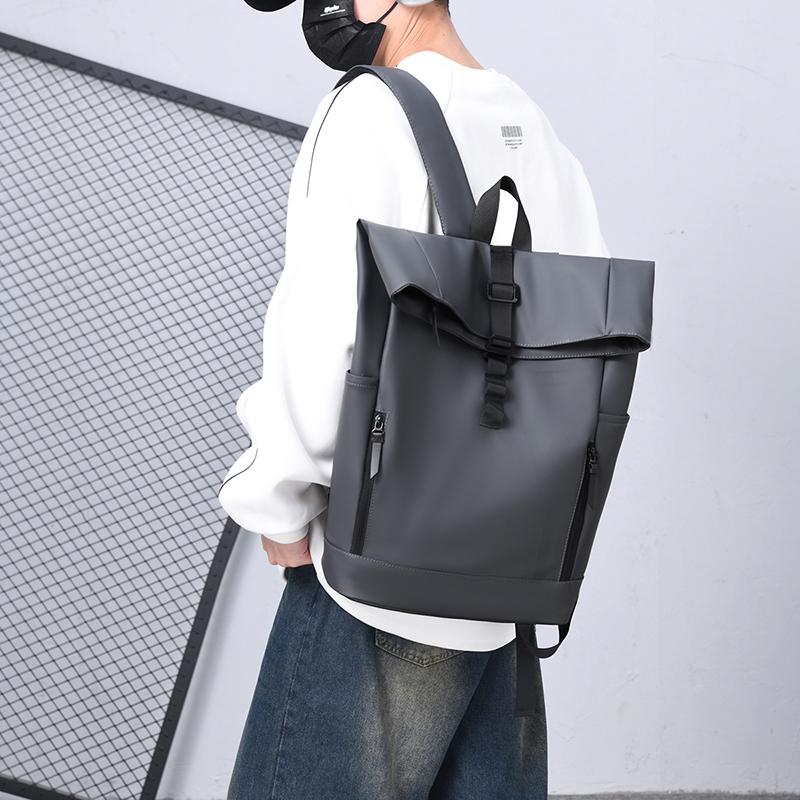 Men's Oxford Backpack Business Backpack Large Capacity Student Schoolbag