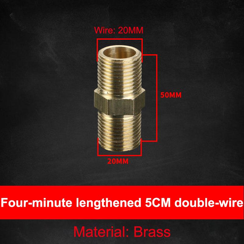 Copper Male Thread Connector Hose Coupler Adaptor Shower Hose Extension Pipe Universal Hose Extender Bathroom Accessories