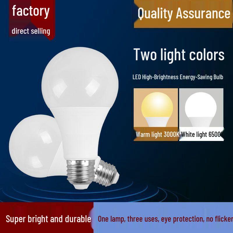 Ultrahelle Energiespar-LED-Glühbirne mit E27-Sockel für Augenschutz