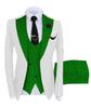 2025 European & American Men's Three-Piece Suit Set - Business, Banquet, or Groomsmen Attire