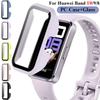 PC Case+Tempered Glass Film For Huawei Band 10 9 8 HD Screen Glass Protective Shell For Huawei Band 9 10 Anti-fall Bumper Cover