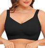 OEAK Reggiseno in Gel Wireless da Donna Taglie Forti Supporto Senza Cuciture Copertura Completa Push-Up Comodo Senza Ferretto