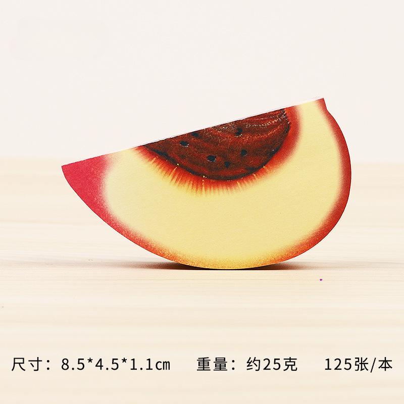 125 Page Fruit Shape Sticky Note Student Note Pads Sticker Planner Sticker Notepad Memo Pad School Office Supplies Apple Orange