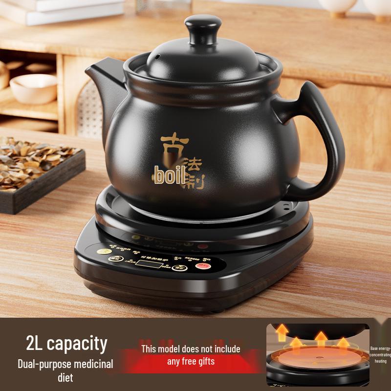 

Hangfang 2025 Automatic Electric Decoction Kettle for Herbal Medicine and Stews Default