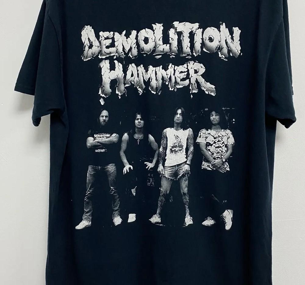 

Demolition Hammer band T-shirt RETRO black Unisex All Sizes S-5Xl Unisex T-Shirt XXL