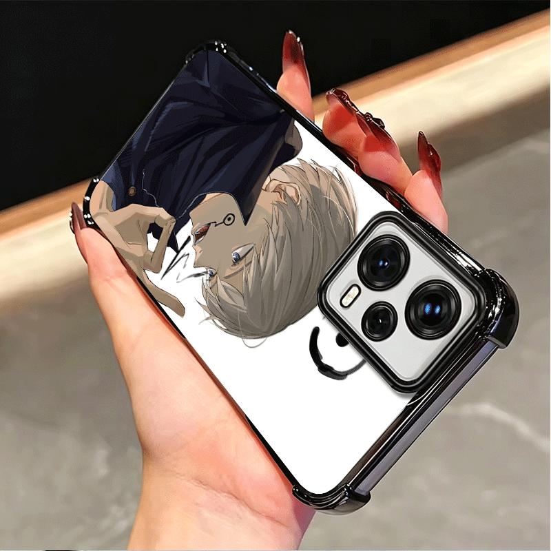Anime Inumaki Toge JUJUSU Plating Phone Case For Xiaomi Poco X5 X6 X7 X8 Pro Max F8 Ultra F7 M8 M7 M5S Redmi 15C 15 14C 13C 13 X