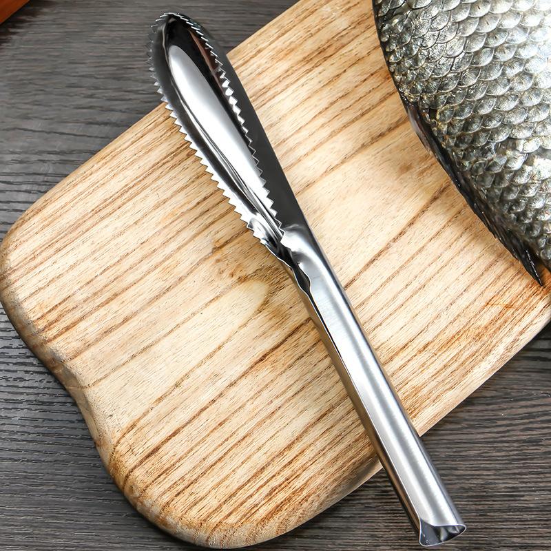 Stainless Steel Fish Scaler Remover Easily Remove Fish Scales Cleaning BrushTool Fish Scraper for Kitchen Fish Cleaning Tools