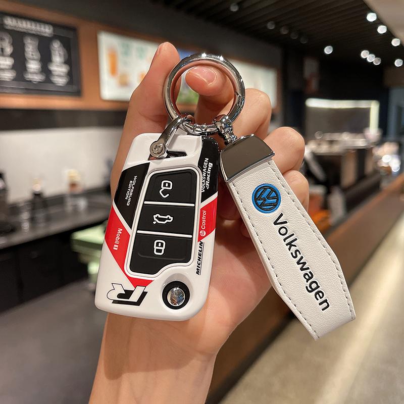 Para VOLKSWAGEN VW Estilo Funda para Llave de Coche Cubierta Para VW Volkseagen Passat B8 Magotan Para Skoda Superb A7 Kodiaq Seat
