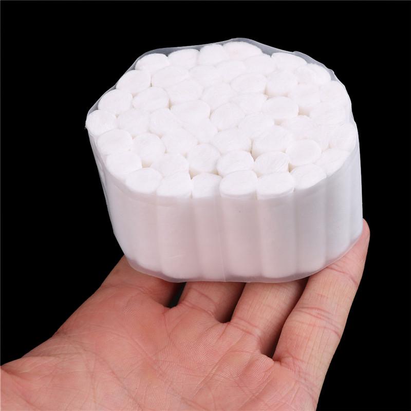 50 Pcs Dental Disposable High Absorbent Cotton Fibers Soft Rolls Pliable 10*38Mm
