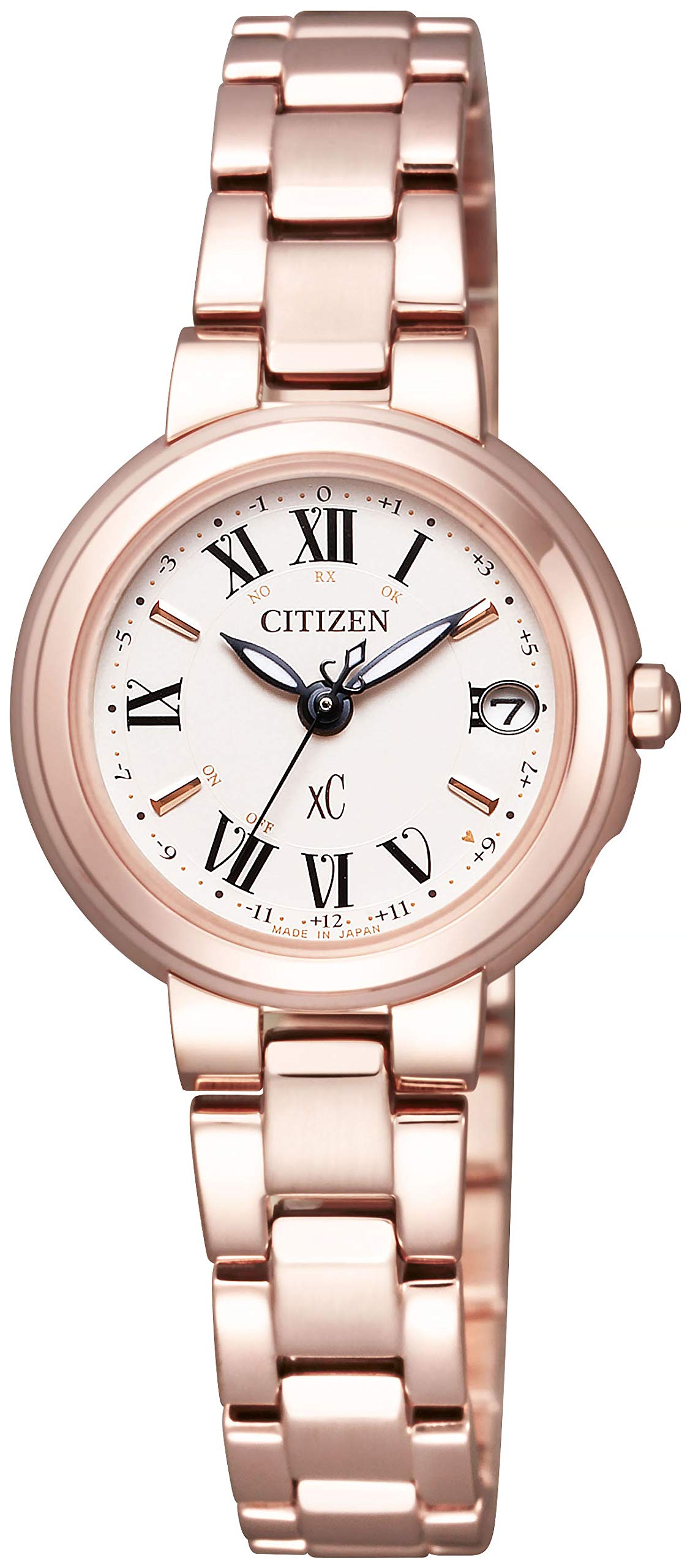 

Cross Sea Watch Радіокерований годинник із нержавіючої сталі Line Happy Flight Series [Citizen] ES9005-50W Eco-Drive для жінок