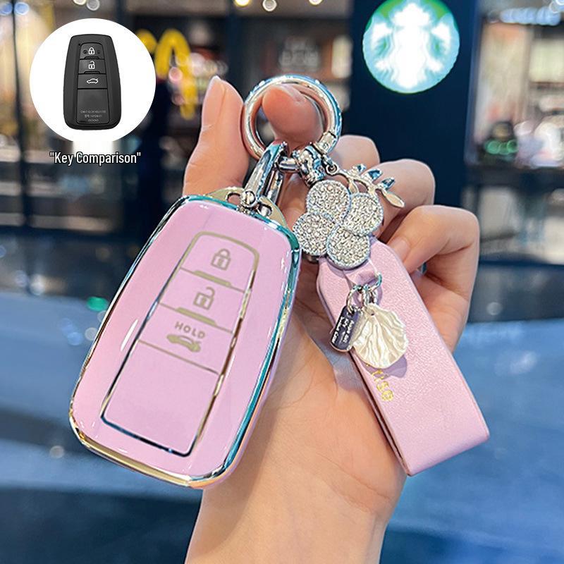 Women’s Key Covers for Toyota: Corolla, Camry, Levin, Avalon, Highlander, RAV4, and CHR.