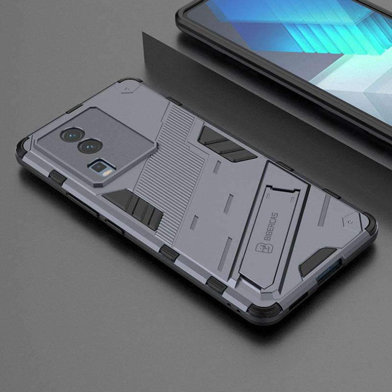 For Vivo iQOO NEO 7 NEO7 SE Armor Shockproof Phone Case Back Cover Magnetic Kickstand Anti-Fall Protect Coque Cases