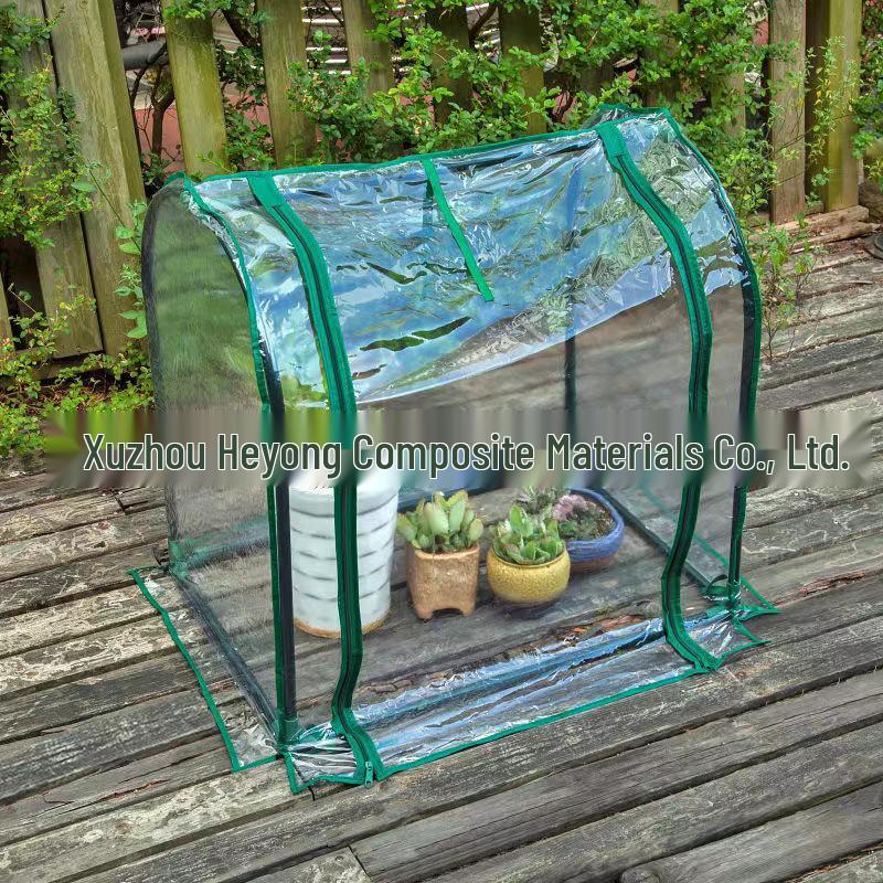 Complete Greenhouse Cover Set: Green Mesh & Transparent PVC Covers for Garden Accessories