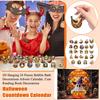 Halloween Countdown Calendar,Hanging 24 Pieces Bubble Bath Decorations Advent Calendar, Cute Reading Book Decorations For Party Holiday Decorations