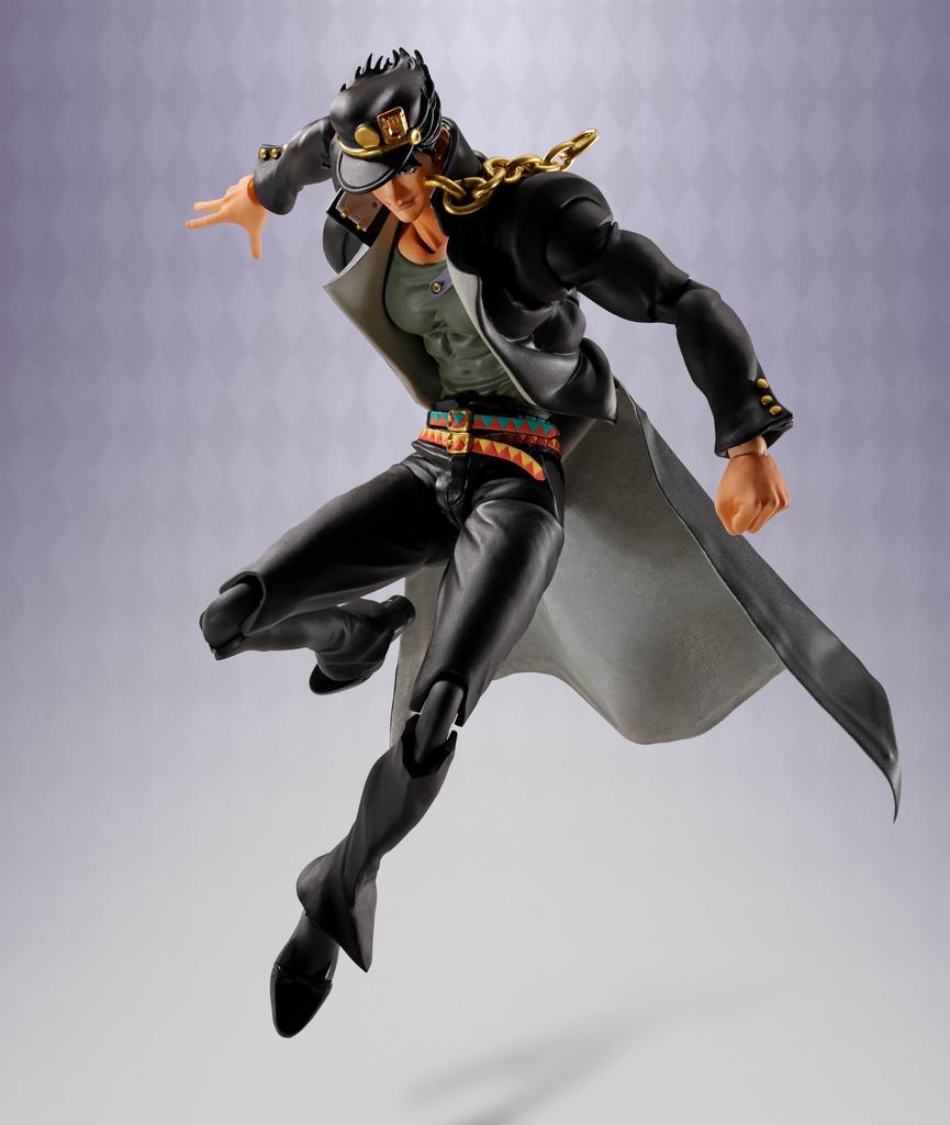 TAMASHII NATIONS Bizarre Adventure Stardust Crusaders Jotaro Kujo 170mm PVC ABS Fabric Metal Painted Action Figure S.H.Figuarts JoJo's Approx. & & &