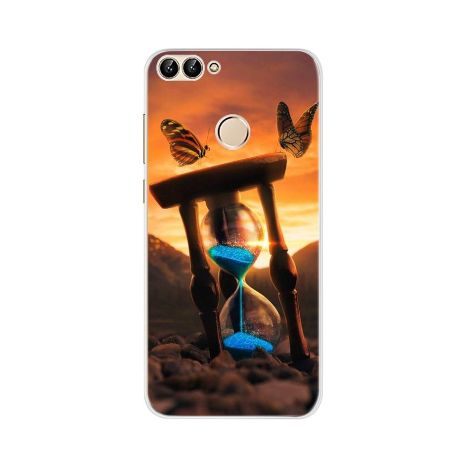 For Huawei P Smart 5.65inch Case Cute TPU Soft Silicone Back Cover Phone Case For Huawei P Smart 2018 FIG-LX1 PSmart Case