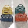 Plastic Bath Storage Basket Portable Hollow Out Quick Dry Bathroom Organizer for Home College Dorm Gym Shopping Use