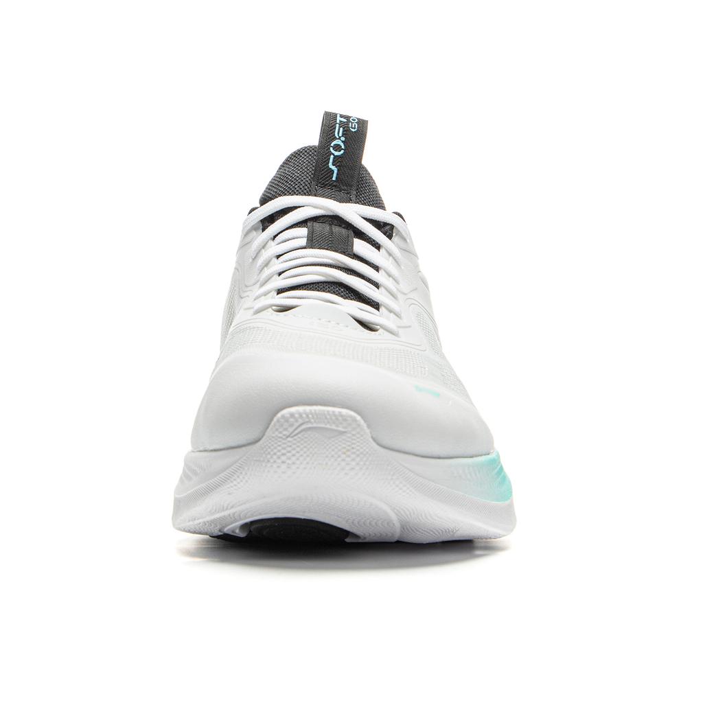 Li Ning Soft Go 2 V4 Cushioning Abrasion Resistant Coverage Lightweight Low top Casual Shoes Men's Standard White AGLV091-1