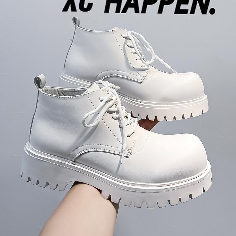 Martin boots men's British autumn and winter platform heightening big head tooling shoes men's business casual leather shoes 18922-A