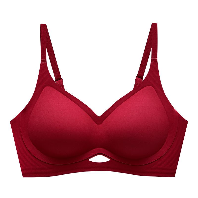 Shi Wuhen External Expansion Chest Shape Is Large, No Steel Ring, Double Breasts, Anti-sagging Comfortable Bra