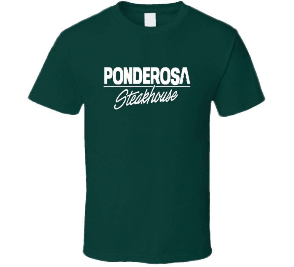 Ponderosa Steakhouse Logo Tee Cool Restaurant Foodie T Shirt  Unisex T-Shirt XXXXL