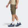 Adidas Campyx Pants With Reflective Brand Logo And Cuffed Ankles Men Bottoms Olive-Green IC1974