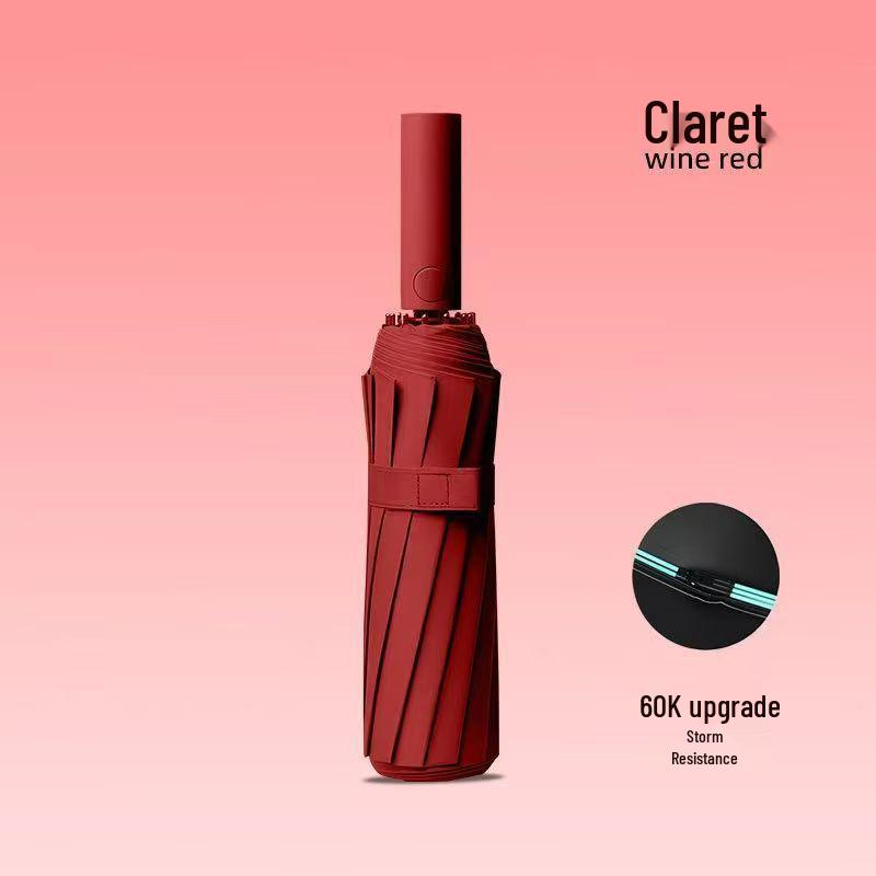 96-Rib XL Windproof Automatic Umbrella: Reinforced, UV Protected for Men & Women