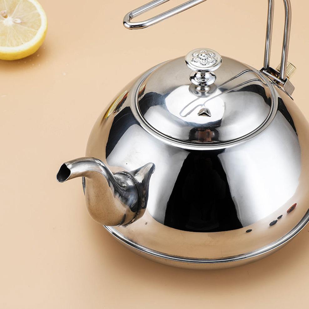 1.5L Stainless Steel Multipurpose Kettle Hotel Flower Teapot With Tea Strainer Induction Cooker Boiling Water Kettle Tea Infuser