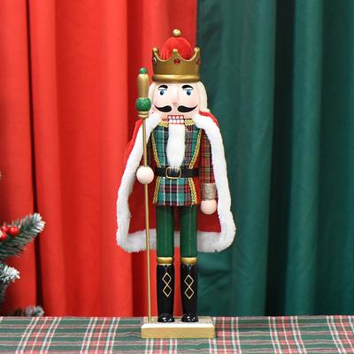 Schiaccianoci Decorazione Natalizia 38cm Decorazioni in Legno Figure Schiaccianoci Figure da Collezione Festive Natalizie per la Casa
