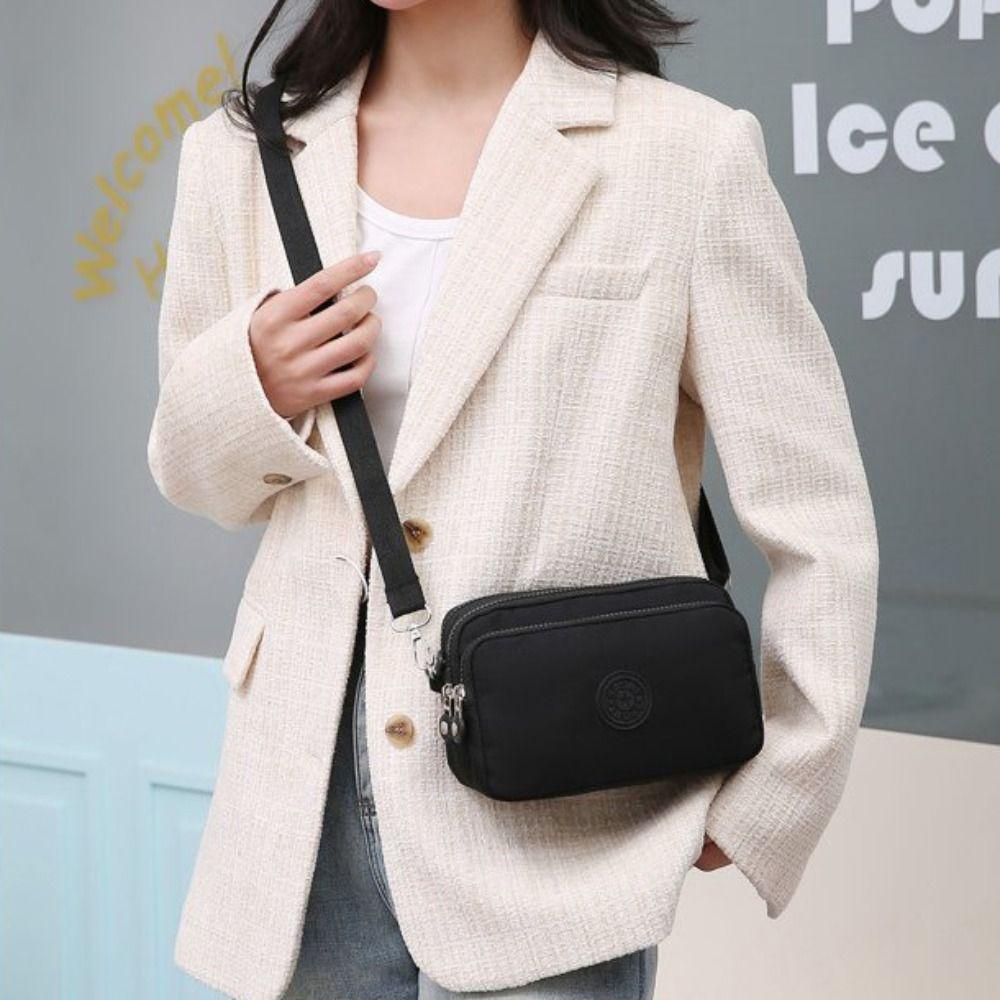 

Oxford Cloth Multilayered Handbag Korean Style Oxford Cloth Shoulder Bag Female/Girls