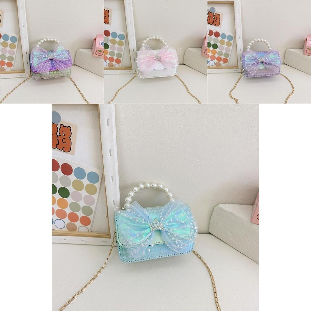Charming Colorful Childrens Handbag With Fashionable Chain Strap For Everyday Use