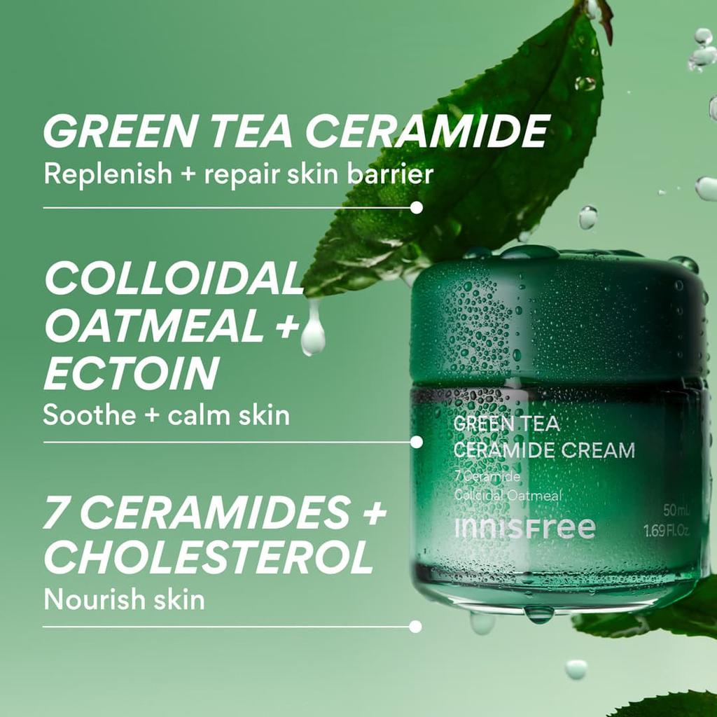 Green Tea Ceramide Cream 50 Ml / 1.69 Fl. Oz.