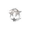 European & American Titanium Steel Ocean Ring Openable Bracelet for Women - High-End Stainless Steel Jewelry