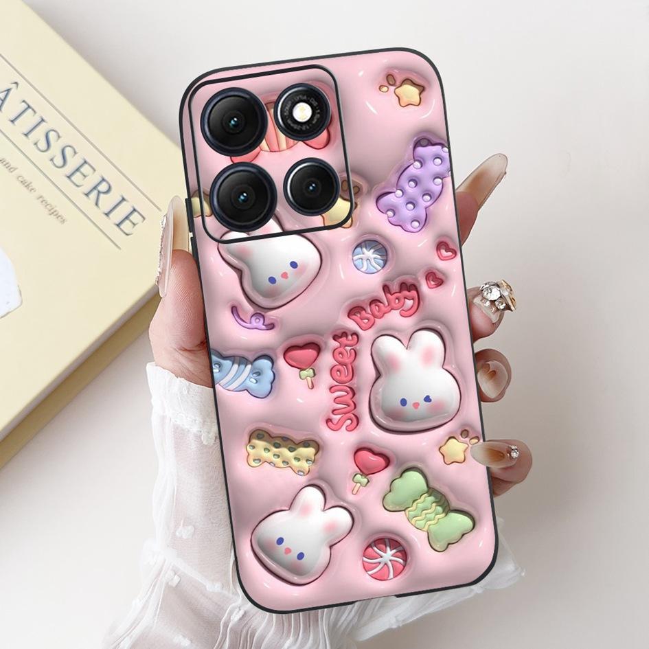 Shockproof Cover For Motorola Moto G86 Power Case Cute Cartoon Rabbit Soft Silicone Phone Cover For Moto G56 G 86 G86Power Funda