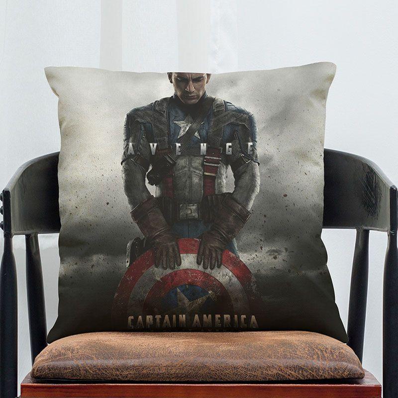 Luxurious Super Soft Avengers Alliance Cushion Cover Featuring Iconic Iron Man Design