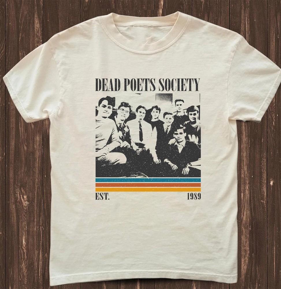 Tričko Družina mrtvých básníků Retro Bílé Všechny velikosti Dárek Fanoušek BL1634 Unisex Tričko